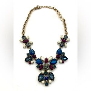 J. Crew Multicolor Gemstone Necklace